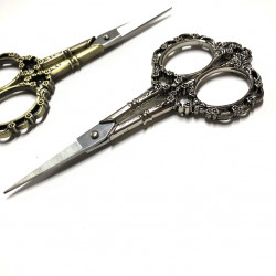 Tijeras RETRO flores