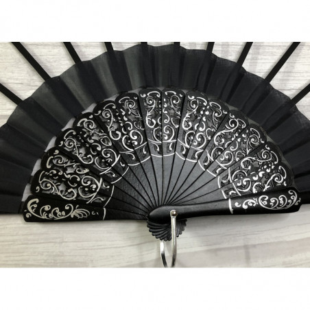 Varillas CALADAS Y DECORADAS NEGRO PLATA 9.5+11.5