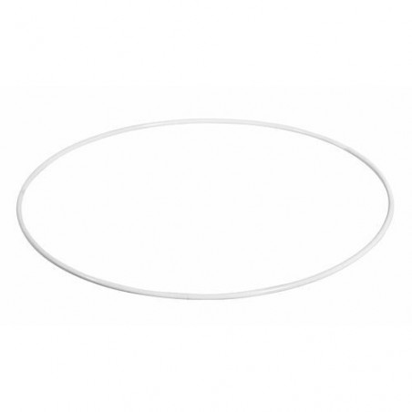 ARO ATRAPASUEÑOS METAL BLANCO 20CM