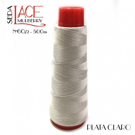 Seda LACE Mulberry Nm 60/2 PLATA CLARO