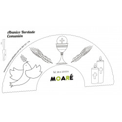 Varillas COMUNIÓN FLORES 8+9.5CM