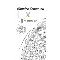 Varillas COMUNIÓN FLORES 8+9.5CM