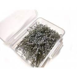 Alfiler Cabeza Pera  Acero INOX  26x0.55mm