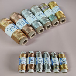 LACE Hilo Metalizado ORO 2 CABOS 500M