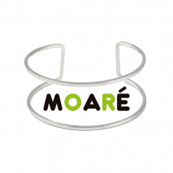 BRAZALETE ESTRECHO ACERO + PATRÓN ENCAJE  DE BOLILLOS
