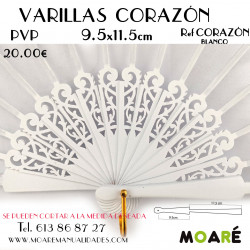 Varillas CALADO CORAZÓN