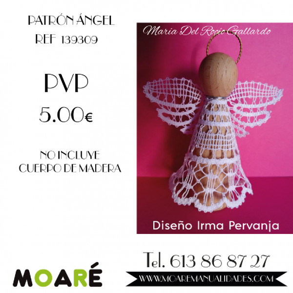PATRON ANGEL ENCAJE IDRIJA 139309