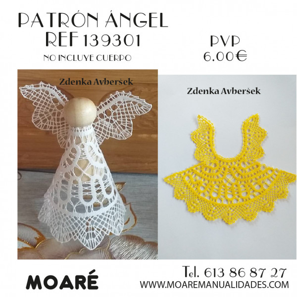 PATRON ANGEL ENCAJE IDRIJA 139301