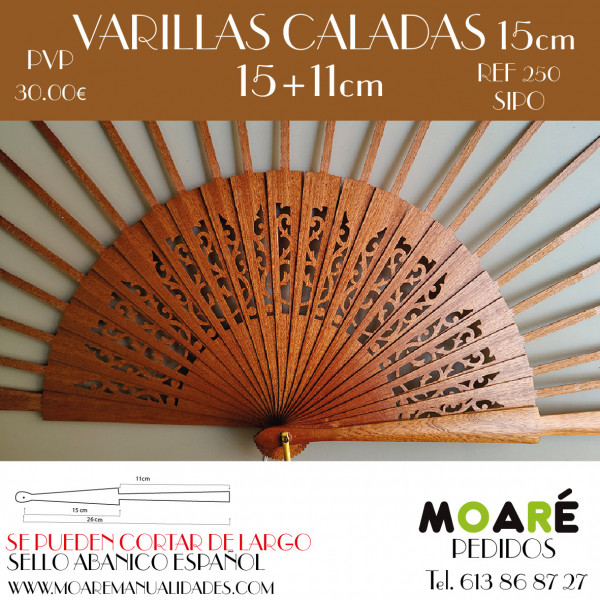 VARILLAS SIPO 15+11cm