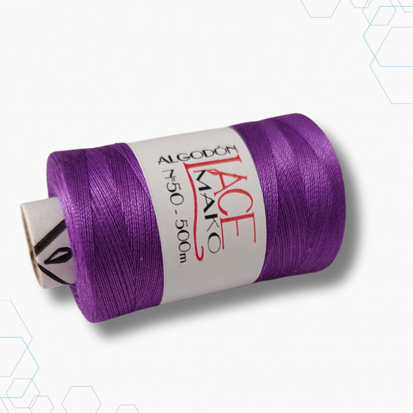 0740 ALGODON EGIPCIO  MAKO 50 VIOLETA