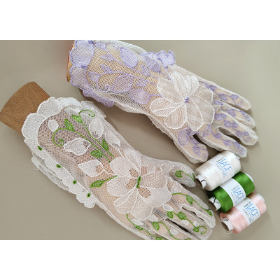 Diseño GUANTES BORDADO EN TUL 02
