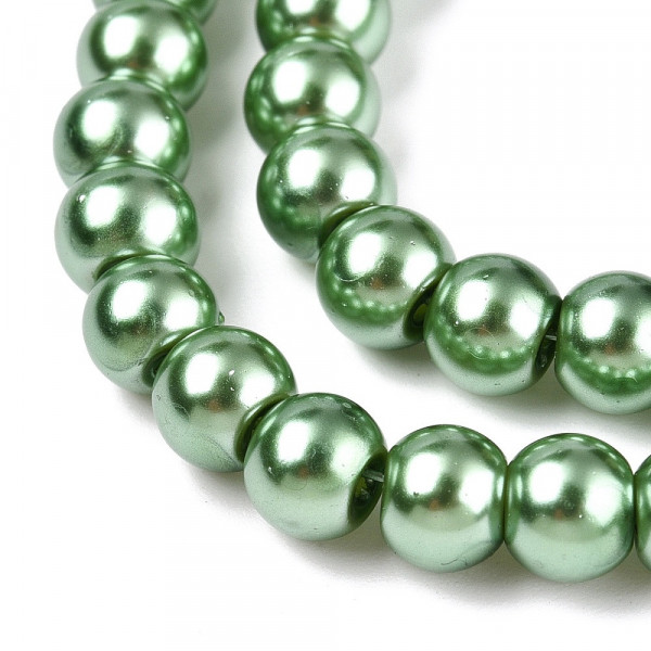 Perla VERDE 6mm 70 unidades