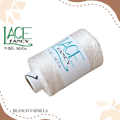 BLANCO VAINILLA HILO LACE FANCY N50