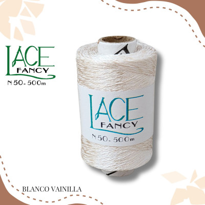 BLANCO VAINILLA HILO LACE FANCY N50