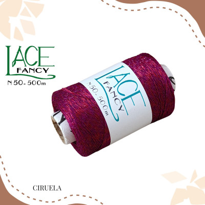 CIRUELA HILO LACE FANCY N50