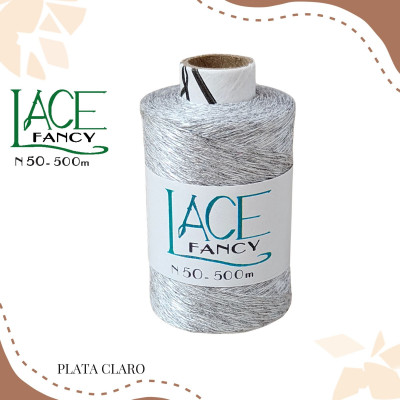 PLATA CLARO HILO LACE FANCY N50