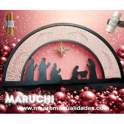 NACIMIENTO REYES 02 ENCAJE DE BOLILLOS