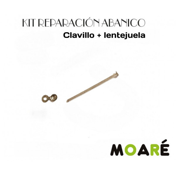 Clavillo + lentejuela abanico