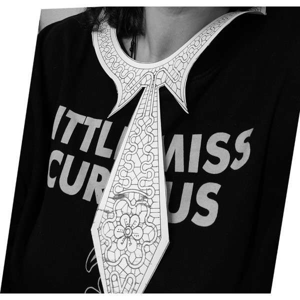 PATRON CUELLO CORBATA ENCAJE IDRIJA REF 2056