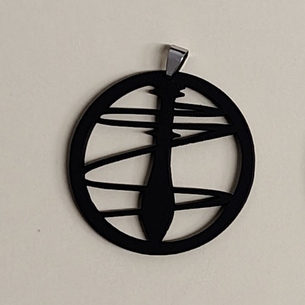 Colgante Bolillos Madera Mod 01