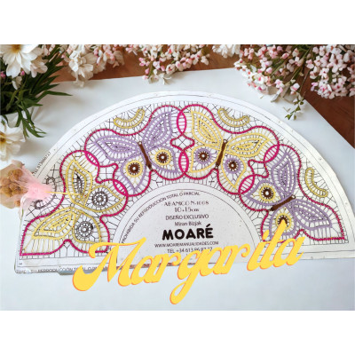 Patron Abanico ENCAJE DE IDRIJA REF 1008