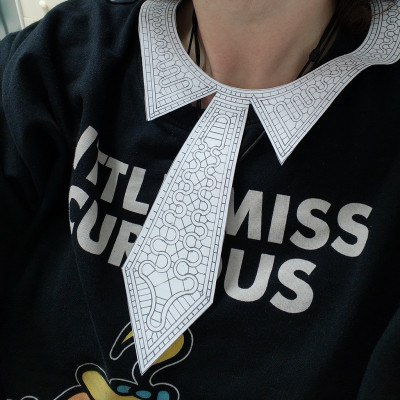 PATRON CUELLO CORBATA ENCAJE IDRIJA REF 2057