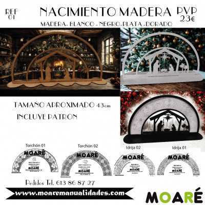 NACIMIENTO 01 ENCAJE DE BOLILLOS