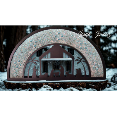 NACIMIENTO REYES 02 ENCAJE DE BOLILLOS