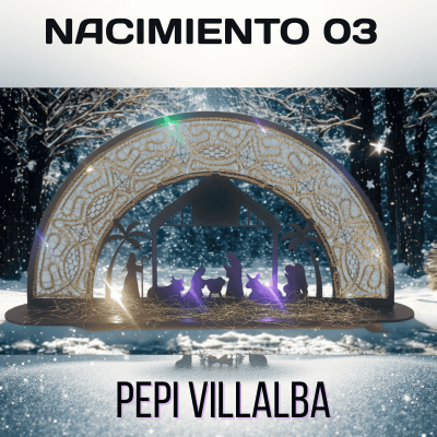 NACIMIENTO REYES 02 ENCAJE DE BOLILLOS