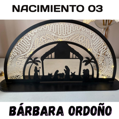 NACIMIENTO REYES 02 ENCAJE DE BOLILLOS