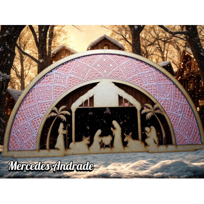 NACIMIENTO REYES 02 ENCAJE DE BOLILLOS