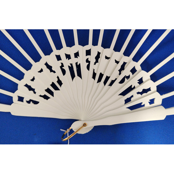 Varillas abanico blanco roto 11+15cm