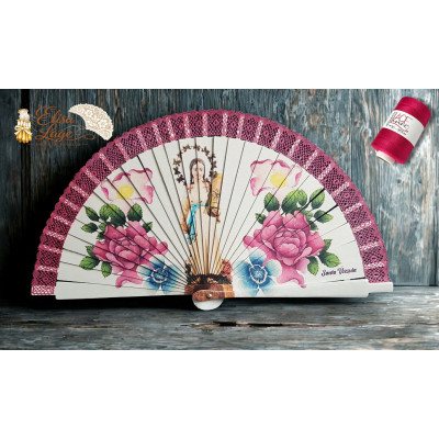 VARILLAS SANTA ÚRSULA PATRONA ENCAJERAS PATRON ENCAJE DE BOLILLOS