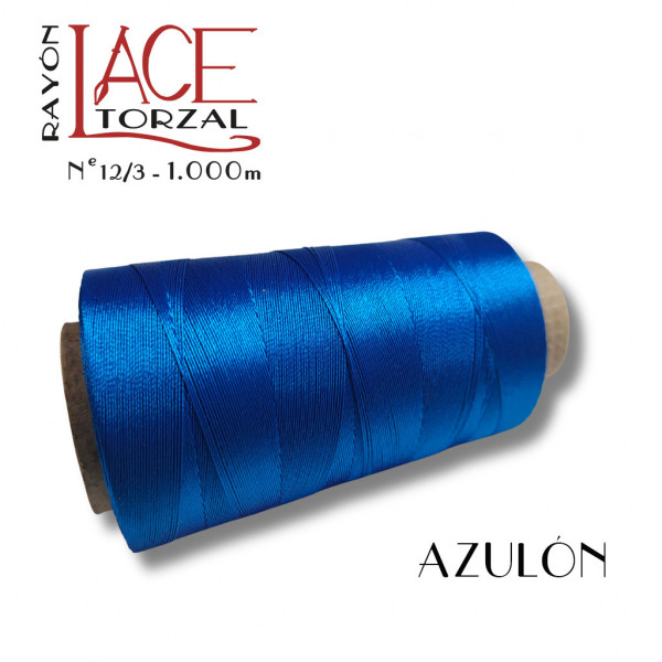 RAYON LACE TORZAL AZULÓN