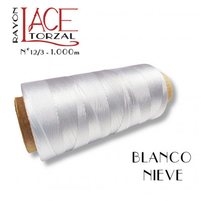 RAYON LACE TORZAL RAYON LACE TORZAL  BLANCO NIEVE