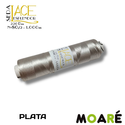 1.000m Seda LACE ESPLENDOR 80/2 BLANCO ROTO