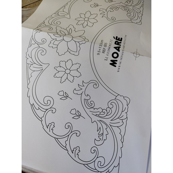 Diseño ABANICO 005 BORDADO TUL