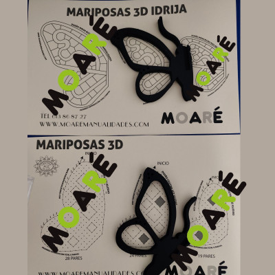 KIT MARIPOSAS MOVIL encaje de bolillos