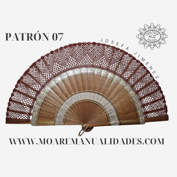 PATRON REF 7 ABANICO 14.5+6.5CM