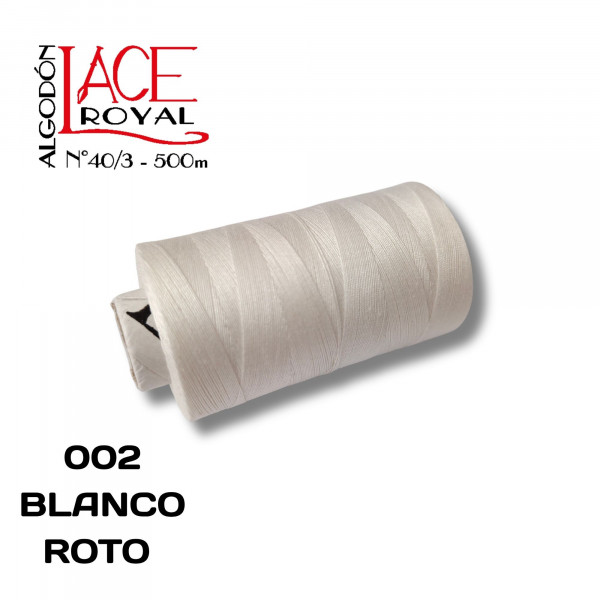 002 BLANCO ROTO N40 ALGODON EGIPCIO ROYAL