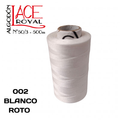 002 BLANCO ROTO N50 ALGODÓN EGIPCIO ROYAL