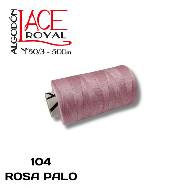 104 ROSA PALO N50 ALGODÓN EGIPCIO ROYAL
