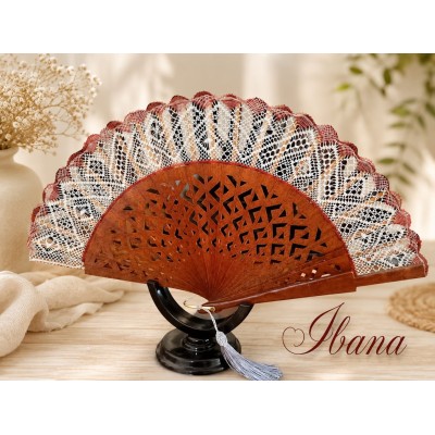 PATRON REF 4 ABANICO 14.5+6.5CM ENCAJE DE BOLILLOS
