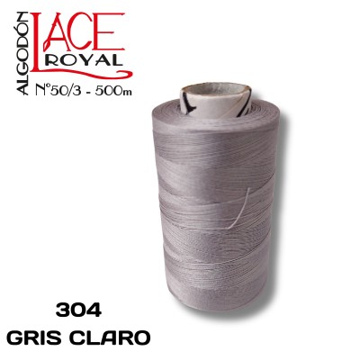 304 GRIS CLARO N50 ALGODÓN EGIPCIO ROYAL