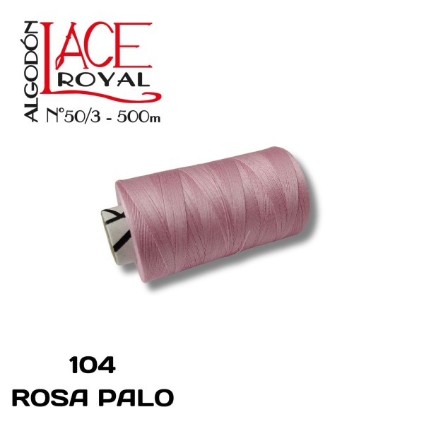 104 ROSA PALO N50 ALGODÓN EGIPCIO ROYAL