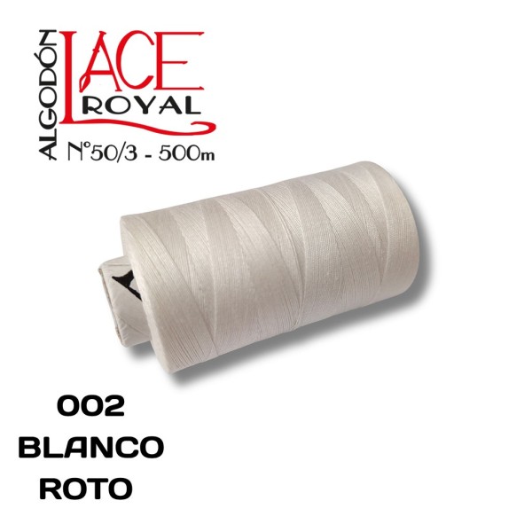002 BLANCO ROTO N50 ALGODÓN EGIPCIO ROYAL