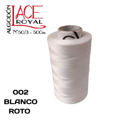 002 BLANCO ROTO N50 ALGODÓN EGIPCIO ROYAL