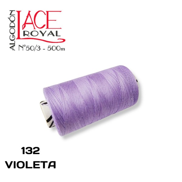 132 VIOLETA N50 ALGODÓN EGIPCIO ROYAL