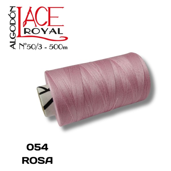 054 ROSA  N50 ALGODÓN EGIPCIO ROYAL