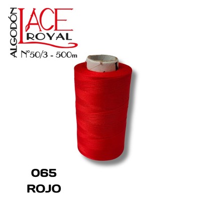 065 ROJO N50 ALGODÓN EGIPCIO ROYAL